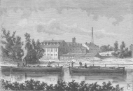 Fabriken Sörstafors vid Strömsholms kanal