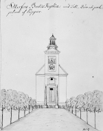 Kyrkan, sedd framifrån