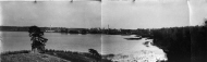 Panorama mot herrgården och bruket