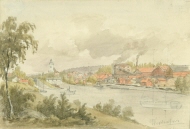 Vy över Västanfors