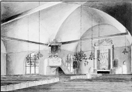 Interiör av kyrkan