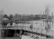 Hällefors Järnverk från Järnvägsbron