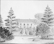 Exteriör av prästgården