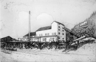Hvitåfors anrikningsberg, malmberget
