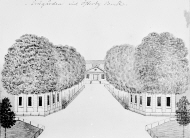 Parti av trädgården