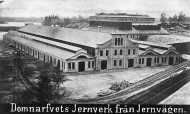 Domnarvets Järnverk från järnvägen