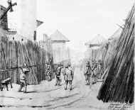 Järnvågen, från "Gamla muren", stenbron
