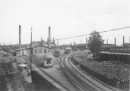 Malmupplag och rostugnar