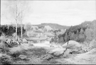 Utsikt mot herrgården