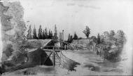Parti vid Strömsholms kanal