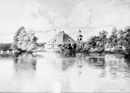 Dammen, förvaltarebostaden, klockstapeln