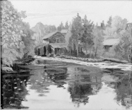 Parti från ingvallsbränning
