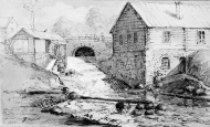 Kvarn och såg vid Säter