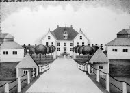 Herrgården, sedd rakt framifrån