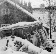 Vårkväll vid smedjan