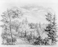 Utsikt mot herrgården