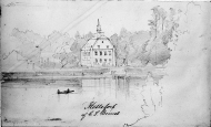 Huvudbyggnaden från sjön