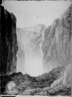 Vy från gruvans botten