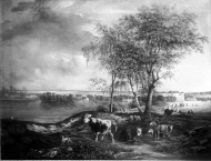 Utsikt mot Eriksbergs slott