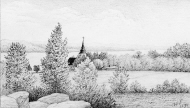 Älgå kyrka vid Älgå bruk